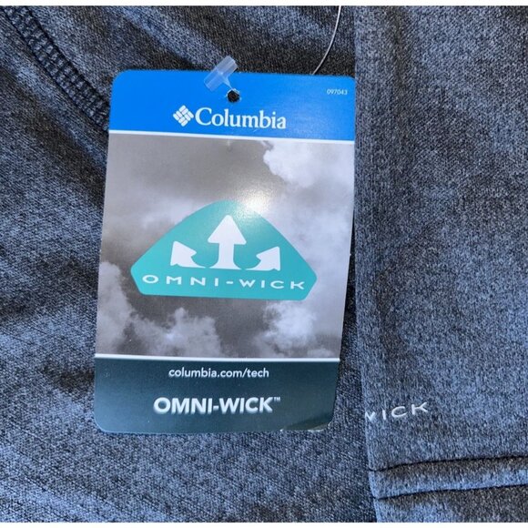 NEW Columbia Park View Grid Fleece Long Sleeve Half-Zip Women's Size Large Gray - Picture 8 of 11